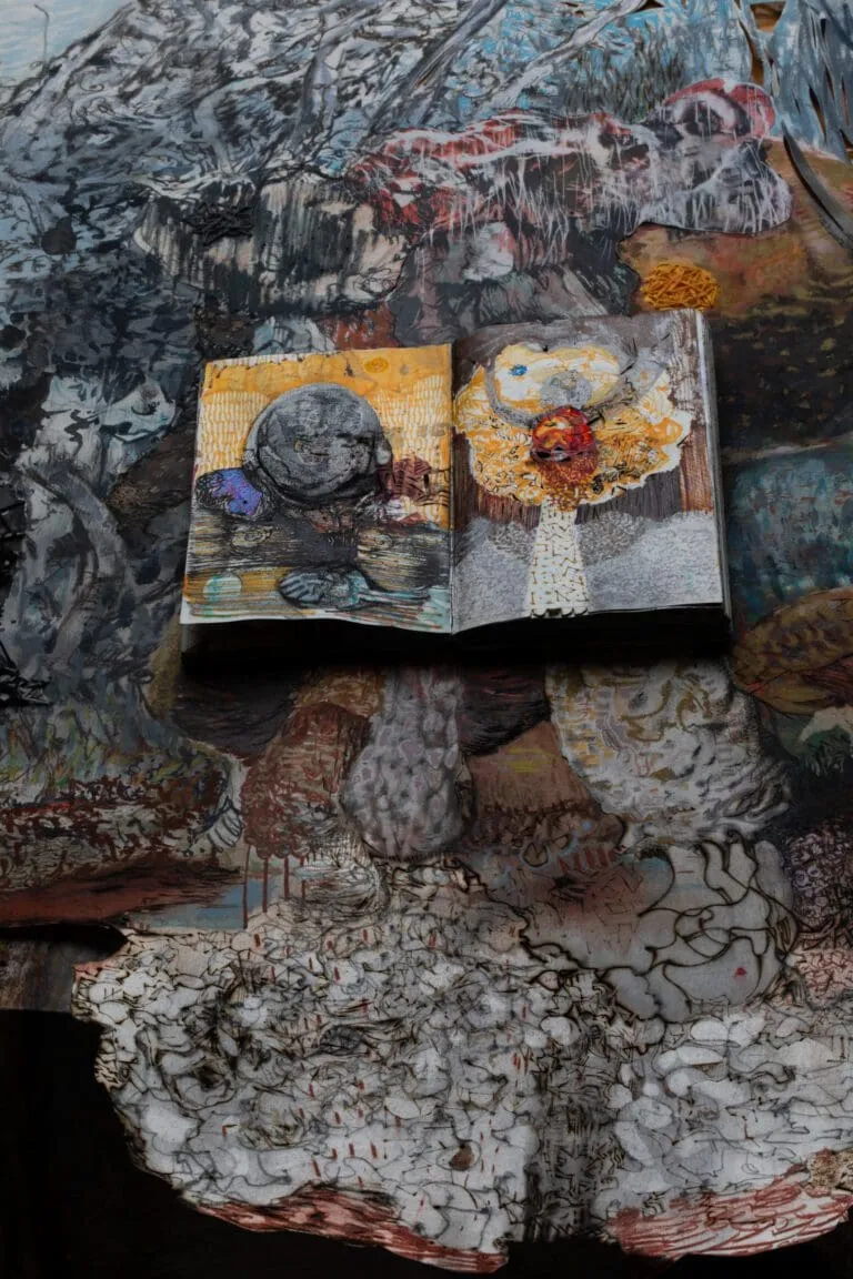 Drawing Installation of Buddhist Sketchbook