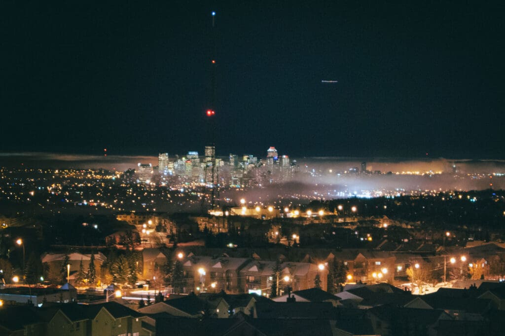 Calgary at Night.