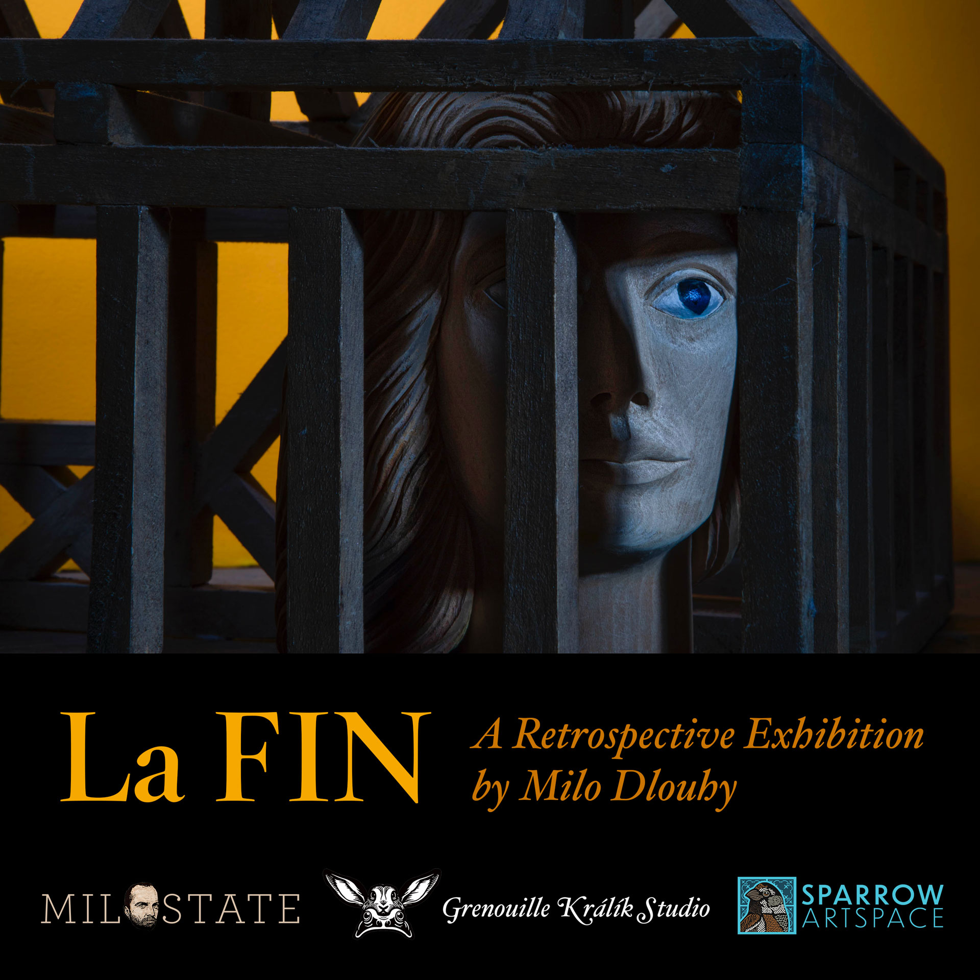 La FIN - retrospective art exhibition by Milo Dlouhy